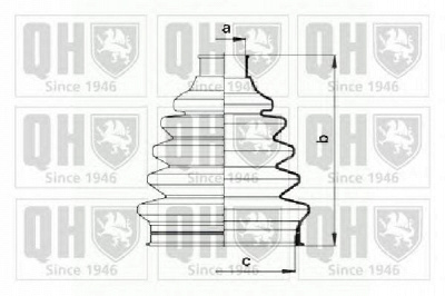 QUINTON HAZELL qjb855 -  Комплект пыльника, приводной вал